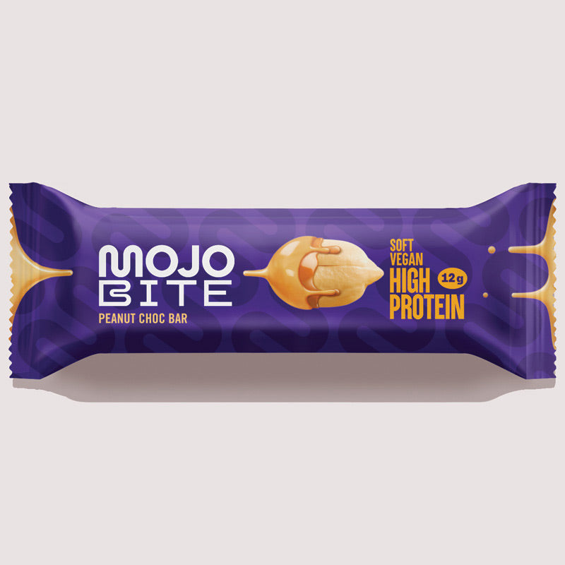MojoBite High Protein Peanut Choc Riegel, 1 Box (12x50g)