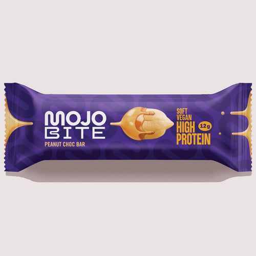 MojoBite High Protein Peanut Choc Riegel, 1 Box (12x50g)